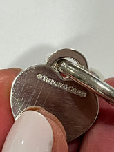 Load image into Gallery viewer, Tiffany Heart Tag Key RIng