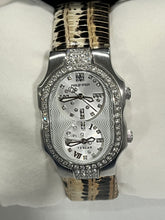 Load image into Gallery viewer, Philip Stein Teslar Croc Strap Diamond Dial Watch