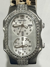 Load image into Gallery viewer, Philip Stein Teslar Croc Strap Diamond Dial Watch