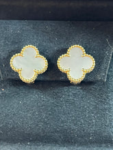 Load image into Gallery viewer, Van Cleef & Arpels Mother of Pearl Vintage Alhambra Earrings