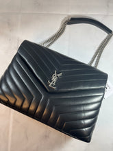 Load image into Gallery viewer, Saint Laurent YSL Large Lou Lou Black Bag