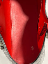Load image into Gallery viewer, Christian Louboutin Small Cabarock Metallic Snakeskin Embossed Tote Bag