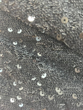 Load image into Gallery viewer, Saint Laurent YSL Small Lou Lou Black Sequin Bag