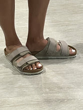 Load image into Gallery viewer, Birkenstock Uji Taupe Slide Sandals
