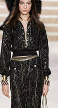 Load image into Gallery viewer, Chanel 20A Runway Strass Logo Reissue Chain Belt