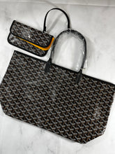 Load image into Gallery viewer, Goyard St Louis PM Black Tote Handbag