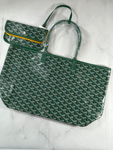 Load image into Gallery viewer, Goyard St Louis PM Green Tote Handbag