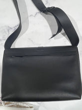 Load image into Gallery viewer, Salvatore Ferragamo Black Gancini Buckle Messenger