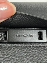 Load image into Gallery viewer, Salvatore Ferragamo Black Gancini Buckle Messenger