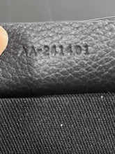 Load image into Gallery viewer, Salvatore Ferragamo Black Gancini Buckle Messenger