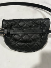 Load image into Gallery viewer, Chanel Uniform Black Silvertone Hardware Fanny Belt Bag