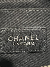 Load image into Gallery viewer, Chanel Uniform Black Silvertone Hardware Fanny Belt Bag