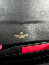 Load image into Gallery viewer, Valentino Garavani Black Rockstud Wallet On A Chain