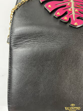 Load image into Gallery viewer, Valentino Garavani Black Rockstud Wallet On A Chain