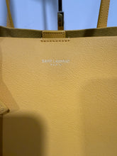 Load image into Gallery viewer, Saint Laurent YSL Yellow Leather Shopping Tote