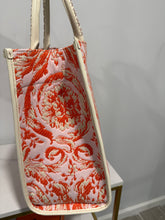 Load image into Gallery viewer, Versace Athena XL Canvas Leather Tote