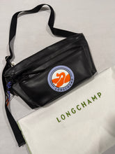 Load image into Gallery viewer, Longchamp Black Leather Large Crossbody/ Belt Bag