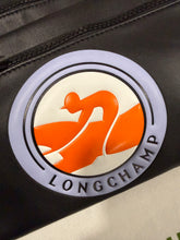 Load image into Gallery viewer, Longchamp Black Leather Large Crossbody/ Belt Bag