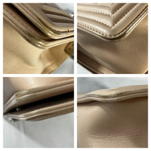 Load image into Gallery viewer, Chanel Light Pink Medium Large Le Boy Chevron Quilted Flap Calfskin