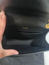 Load image into Gallery viewer, Saint Laurent YSL Black Envelope Crossbody Shoulder Bag