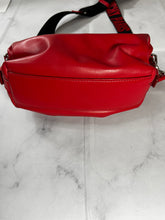 Load image into Gallery viewer, Givenchy Red Calfskin Micro Nightingale Logo Strap Crossbody