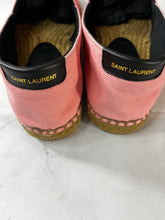 Load image into Gallery viewer, Saint Laurent YSL Pink Espadrilles