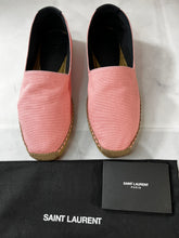 Load image into Gallery viewer, Saint Laurent YSL Pink Espadrilles