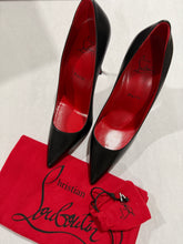 Load image into Gallery viewer, Christian Louboutin Black Leather Kate 100MM