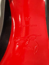 Load image into Gallery viewer, Christian Louboutin Black Leather Kate 100MM