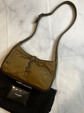 Load image into Gallery viewer, Saint Laurent YSL Le 5 a 7 Brown Nylon Hobo Bag