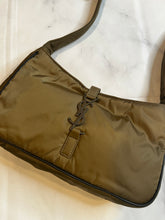 Load image into Gallery viewer, Saint Laurent YSL Le 5 a 7 Brown Nylon Hobo Bag