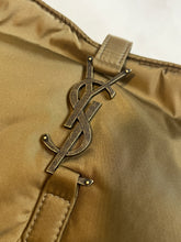 Load image into Gallery viewer, Saint Laurent YSL Le 5 a 7 Brown Nylon Hobo Bag