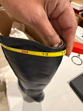 Load image into Gallery viewer, Chanel 14K Black Pearly Tall Boots CC Captoe