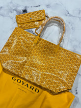 Load image into Gallery viewer, Goyard St Louis PM Yellow Tote Handbag
