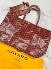 Load image into Gallery viewer, Goyard St Louis PM Red Tote Handbag