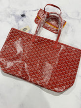 Load image into Gallery viewer, Goyard St Louis PM Red Tote Handbag