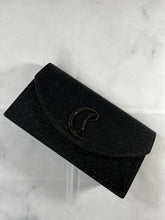 Load image into Gallery viewer, Christian Louboutin Black Glitter Loubi54 Crossbody Bag