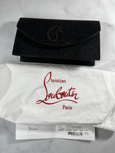 Load image into Gallery viewer, Christian Louboutin Black Glitter Loubi54 Crossbody Bag