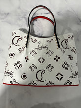 Load image into Gallery viewer, Christian Louboutin Snow White Perforated Small Tote Bag