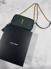 Load image into Gallery viewer, Saint Laurent YSL New Vert Fonce Lou Camera Crossbody Bag