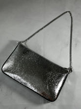 Load image into Gallery viewer, Christian Louboutin Metallic Silver Loubila Shoulder Bag