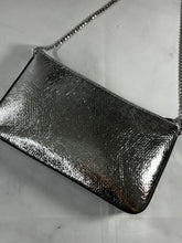 Load image into Gallery viewer, Christian Louboutin Metallic Silver Loubila Shoulder Bag