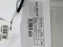 Load image into Gallery viewer, Balmain Navy Black Logo Backpack