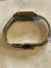 Load image into Gallery viewer, Olivia Burton London Rectangle Gold Mesh Watch
