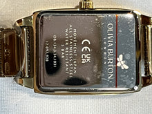 Load image into Gallery viewer, Olivia Burton London Rectangle Gold Mesh Watch