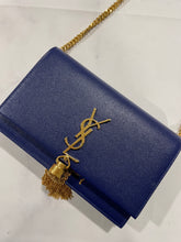 Load image into Gallery viewer, Saint Laurent YSL Wallet on Chain Kate Tassel Leather Crossbody