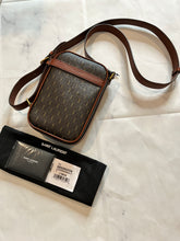 Load image into Gallery viewer, Saint Laurent YSL Monogram Canvas Crossbody Pouch