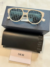 Load image into Gallery viewer, Christian Dior White Mirror Sunglasses