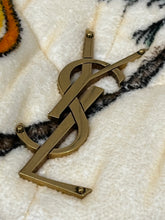 Load image into Gallery viewer, Saint Laurent YSL Ivory Terry Cloth Lou Lou Small Puffer