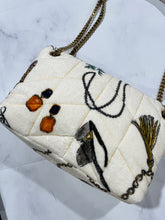 Load image into Gallery viewer, Saint Laurent YSL Ivory Terry Cloth Lou Lou Small Puffer